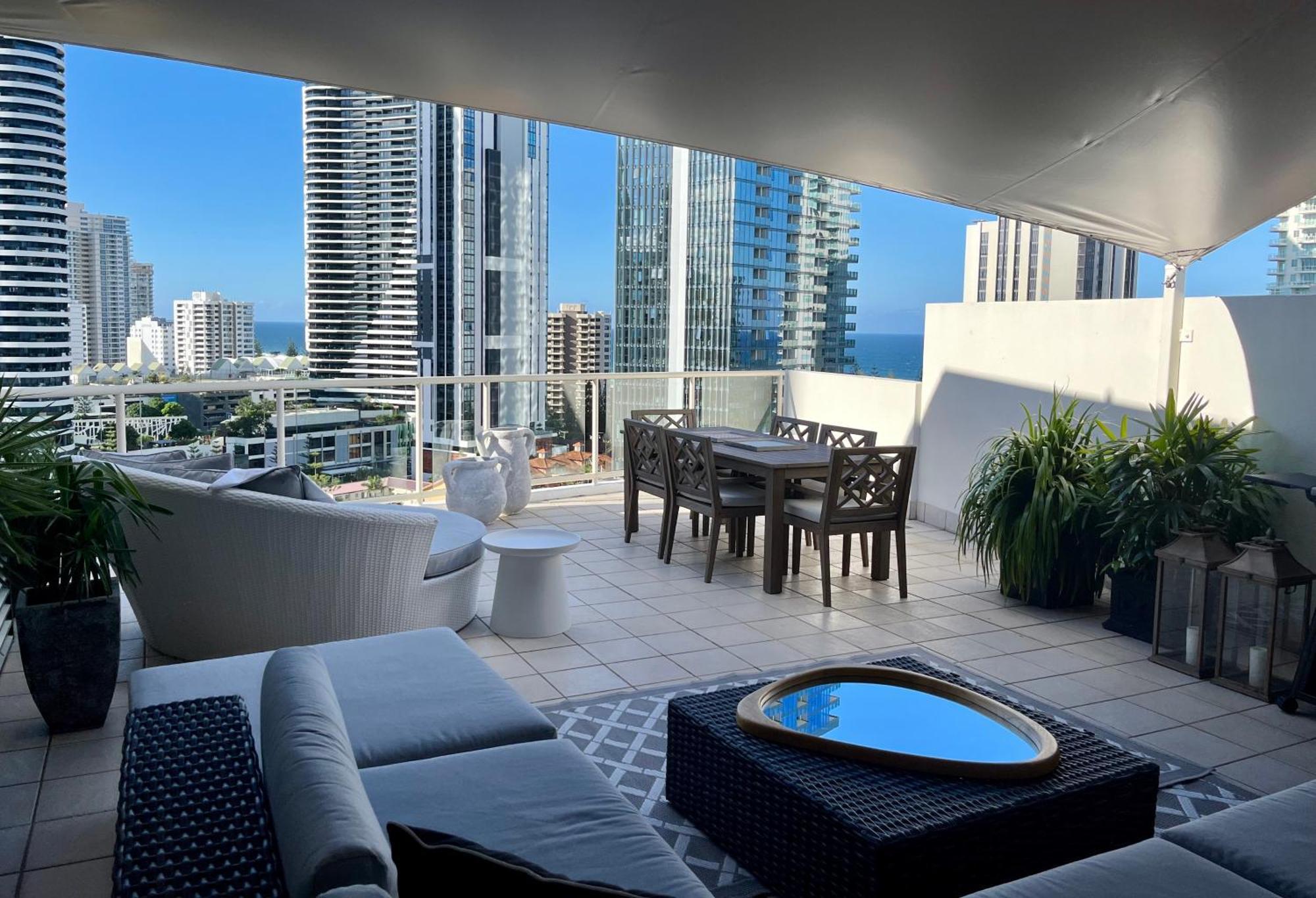 Private Sky Terrace Classic Penthouse 2 Car Parks Apartment Gold Coast Bagian luar foto